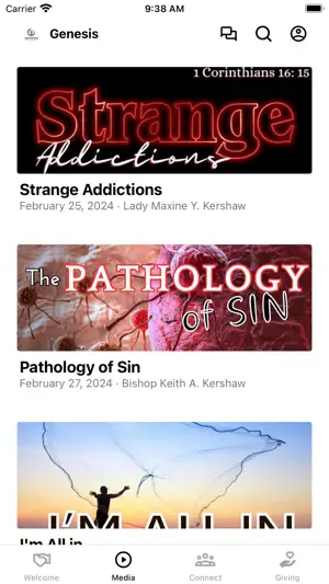 Genesis COGIC screenshot 2