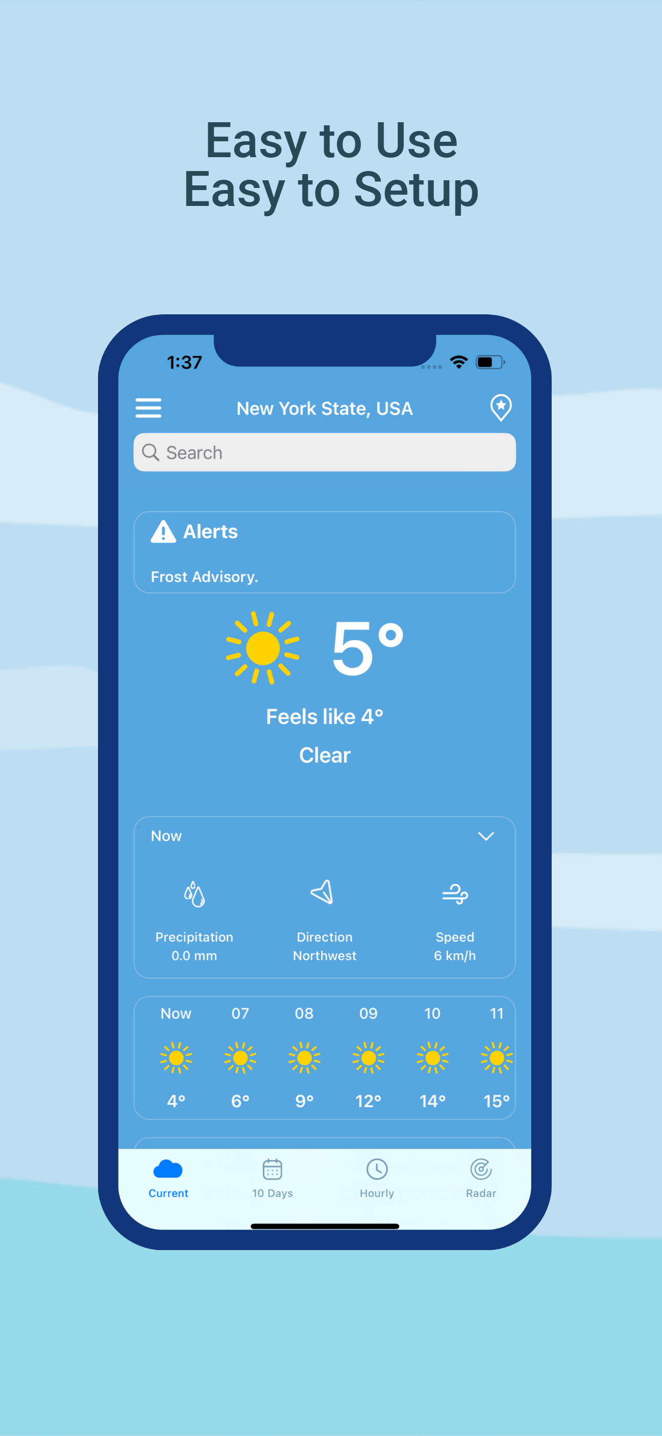Dark Sky Tech Weather App