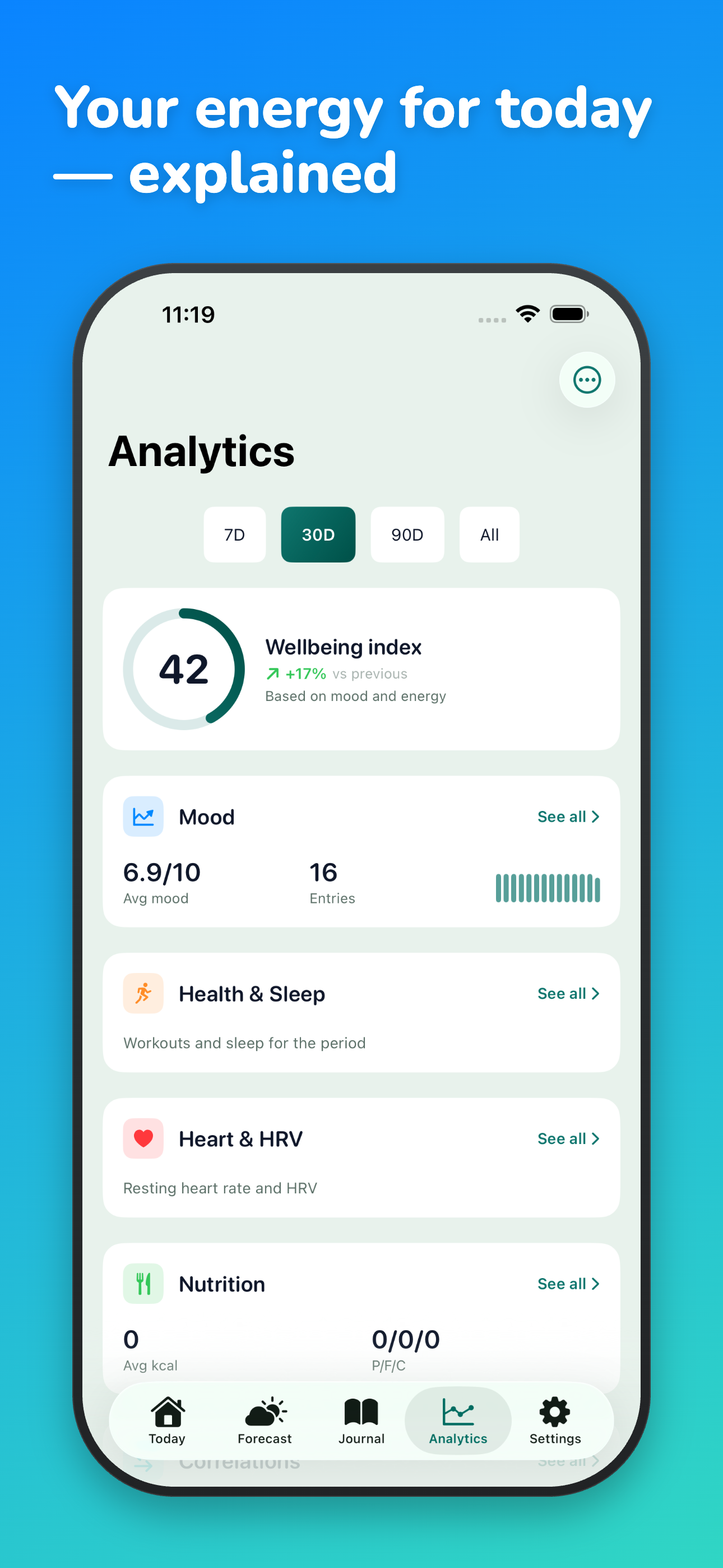 MeteoHealth: Symptom Tracker screenshot 2