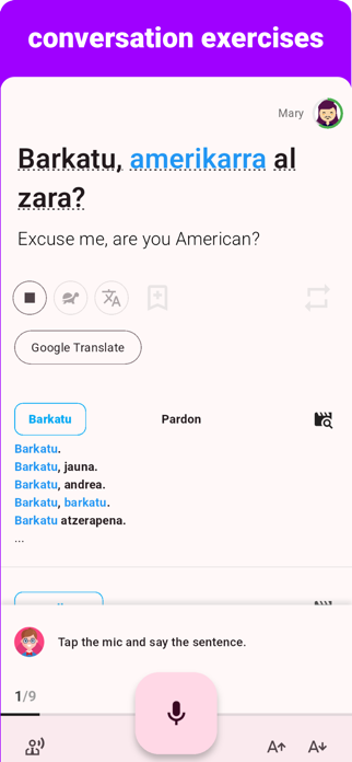 Basque - Listening Speaking Screenshot 4 of 8