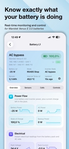 APEXpulse Battery Control Screenshot 1 of 6