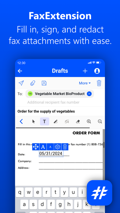 FaxExtension Screenshot