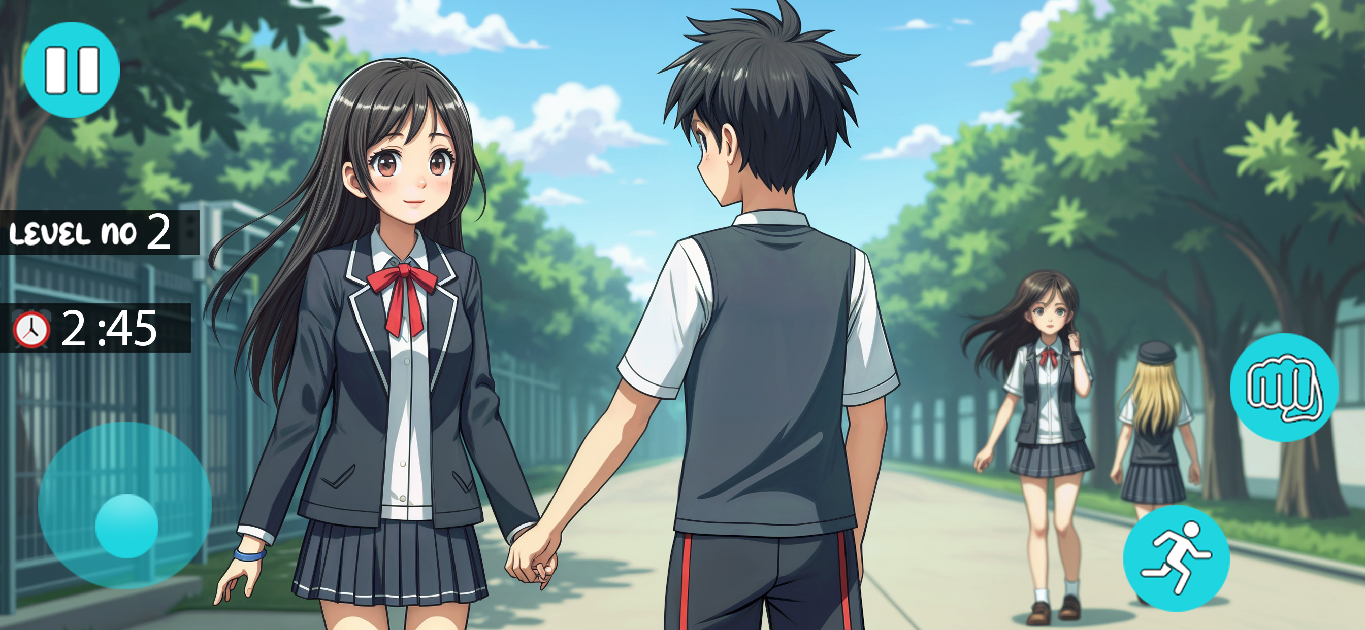 Anime Girl School Life Sim