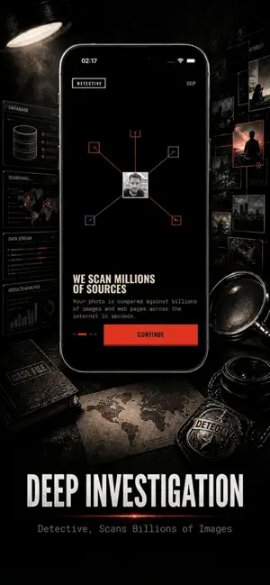 Det Sherlock Ai: Face Search iPhone screenshot 5