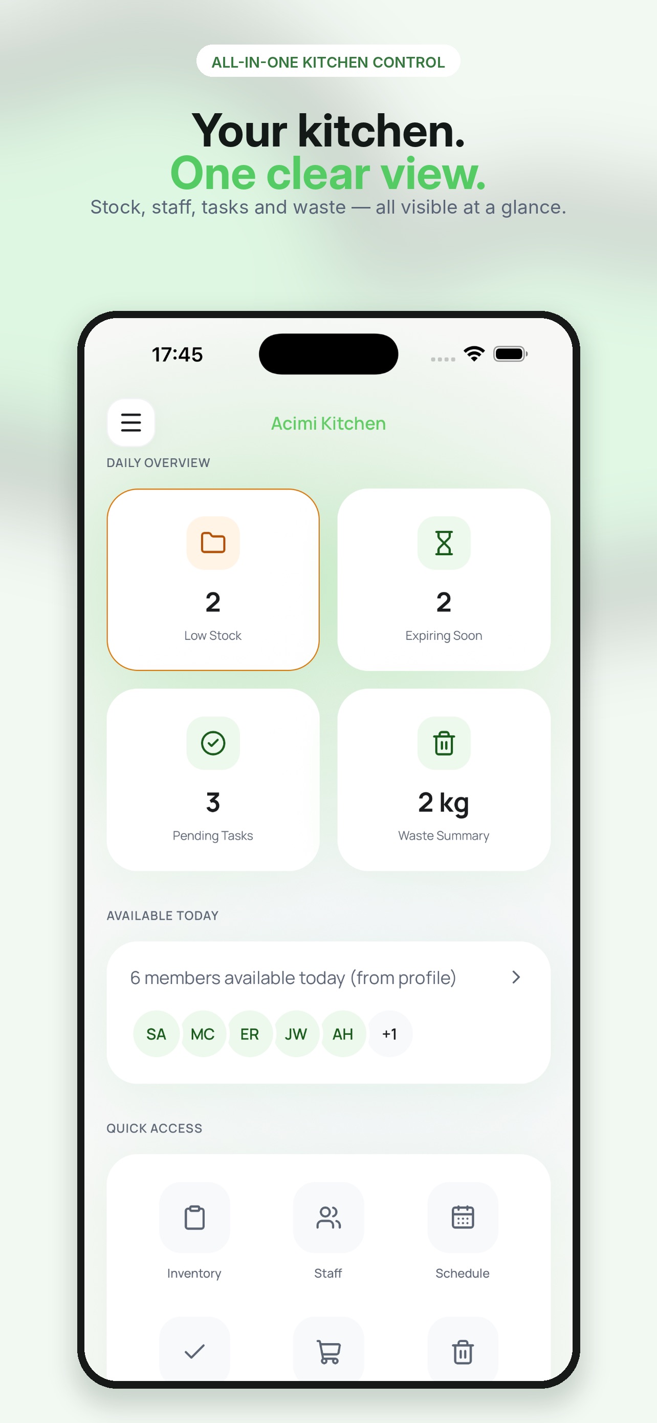 Screenshot 1 of KitchFlow - Kitchen Ops
