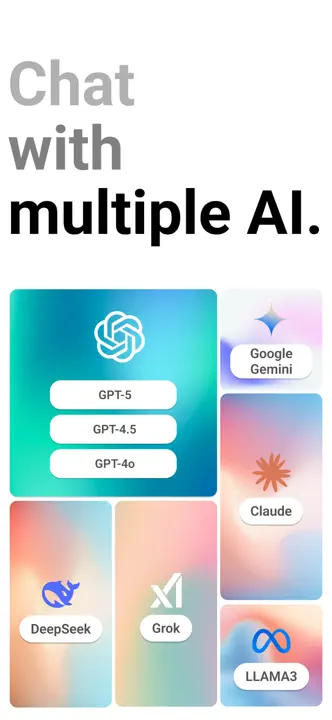 Chatbot App : capture d’écran 1 sur 8