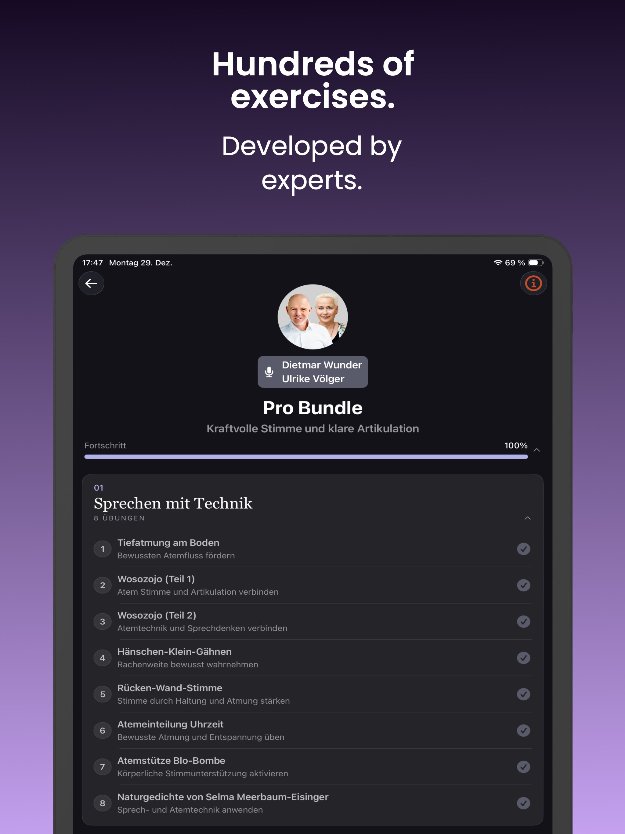 Besser Sprechen: Voicetraining