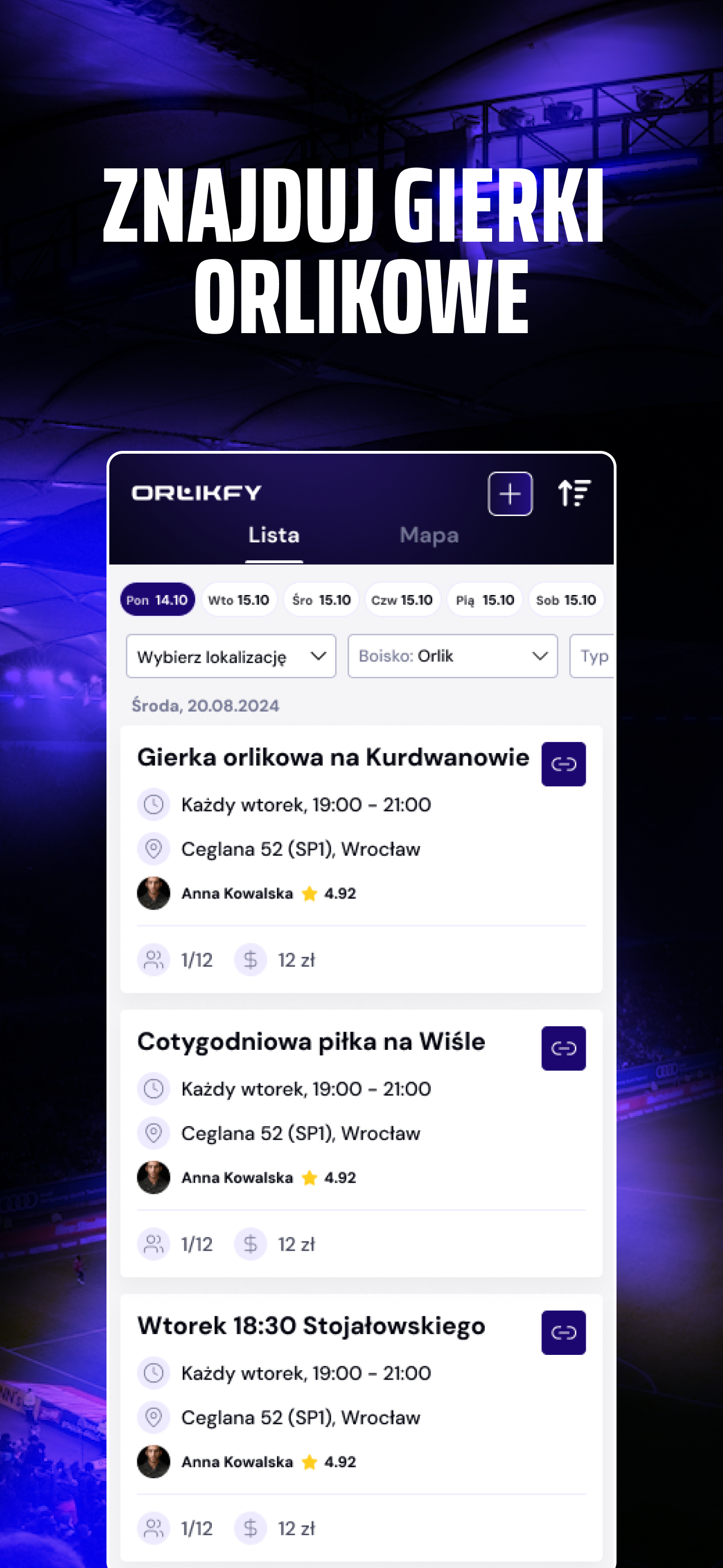 Orlikfy - Gry na orliku screenshot 2