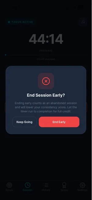 DeepFocus: Session Tracker screenshot 2