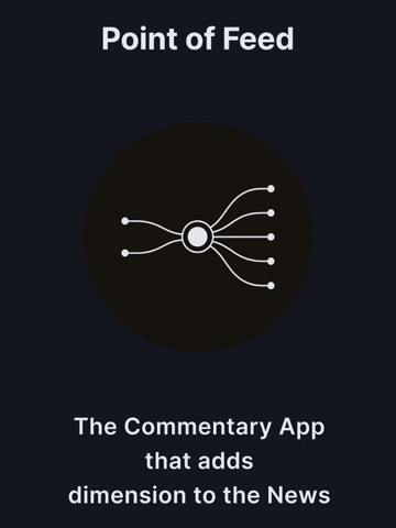 Point of Feed: AI Commentary iPad screenshot
