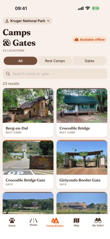 Kruger Safari: Map & Guide Screenshot 6 of 10
