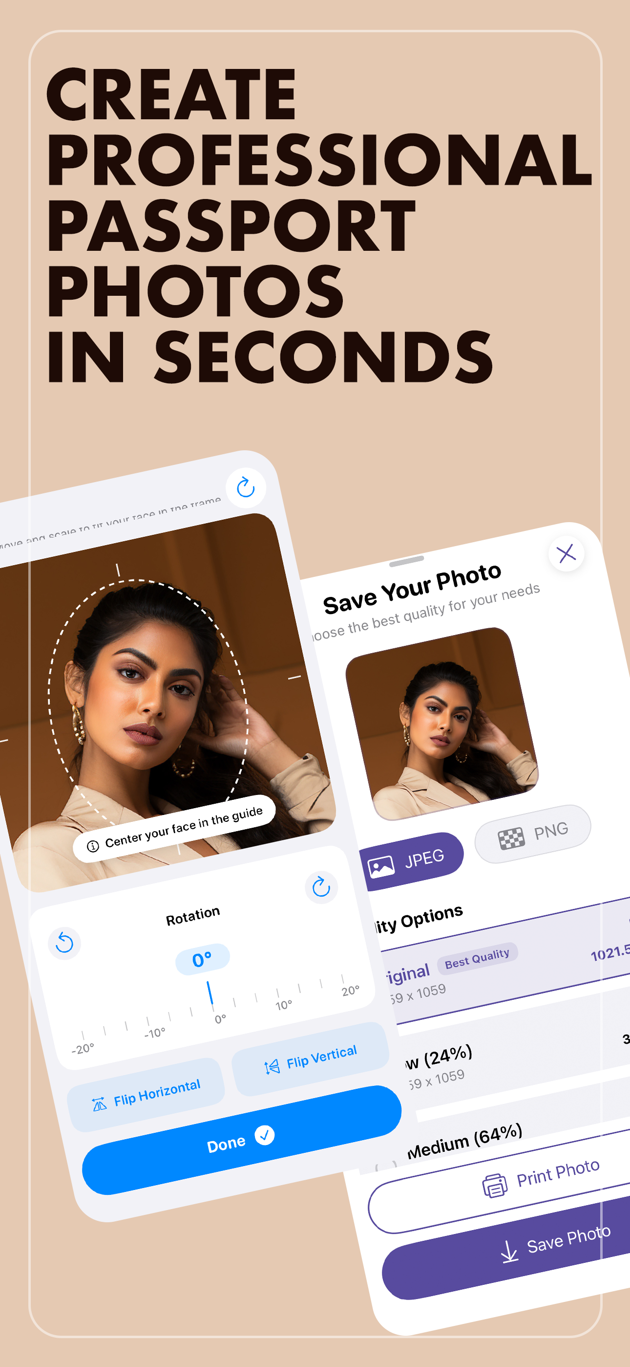 Passport ID Photo Visa Pic screenshot 3
