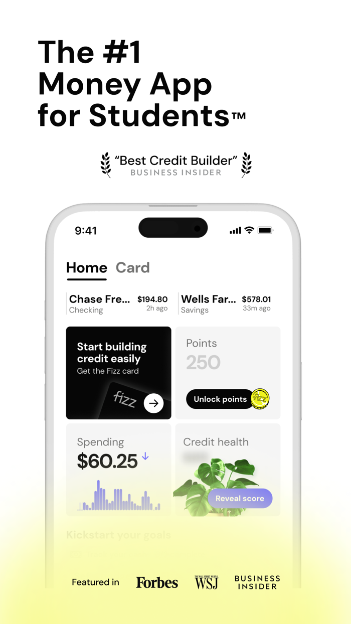Fizz - 1 Credit and Money App