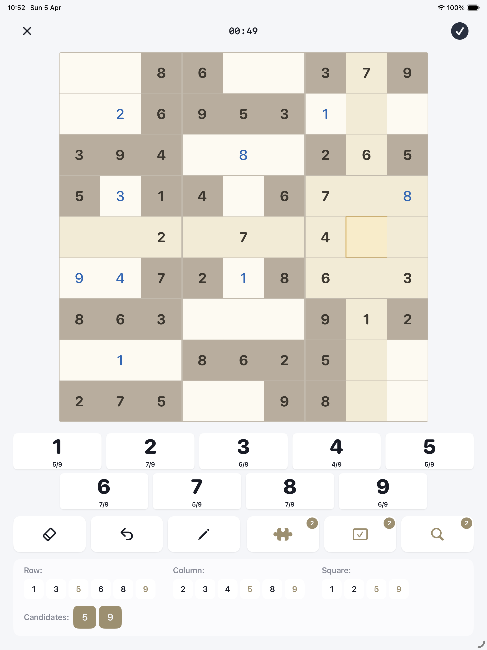 Sudoku Nines screenshot 6