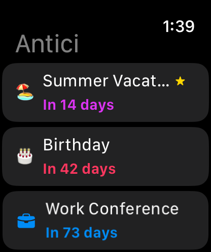 Awtici: Events Countdowns screenshot 4