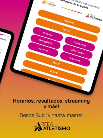 Campeonatos RFEA iPad screenshot 2
