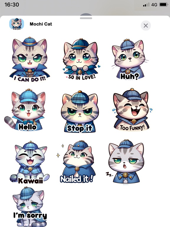 Screenshot #5 pour Luna Cat, Funny Couple Sticker