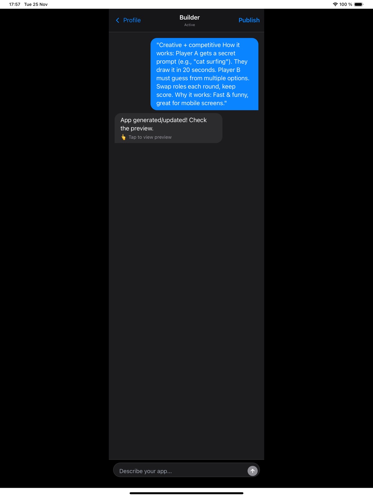 MiniApps Store, AI App Builder ipad screenshot 3