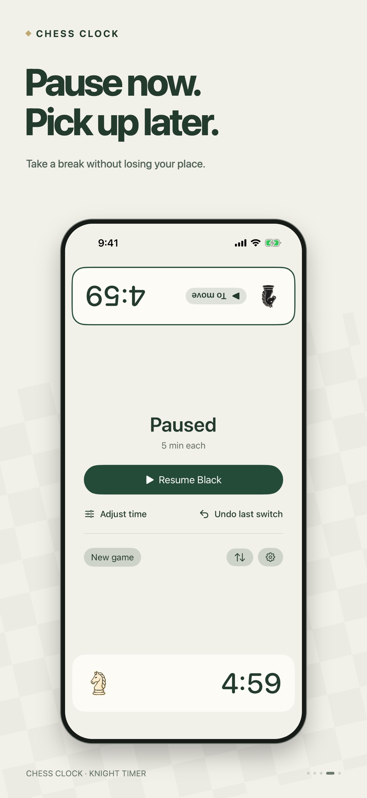 Screenshot 4 of Chess Clock: Knight Timer