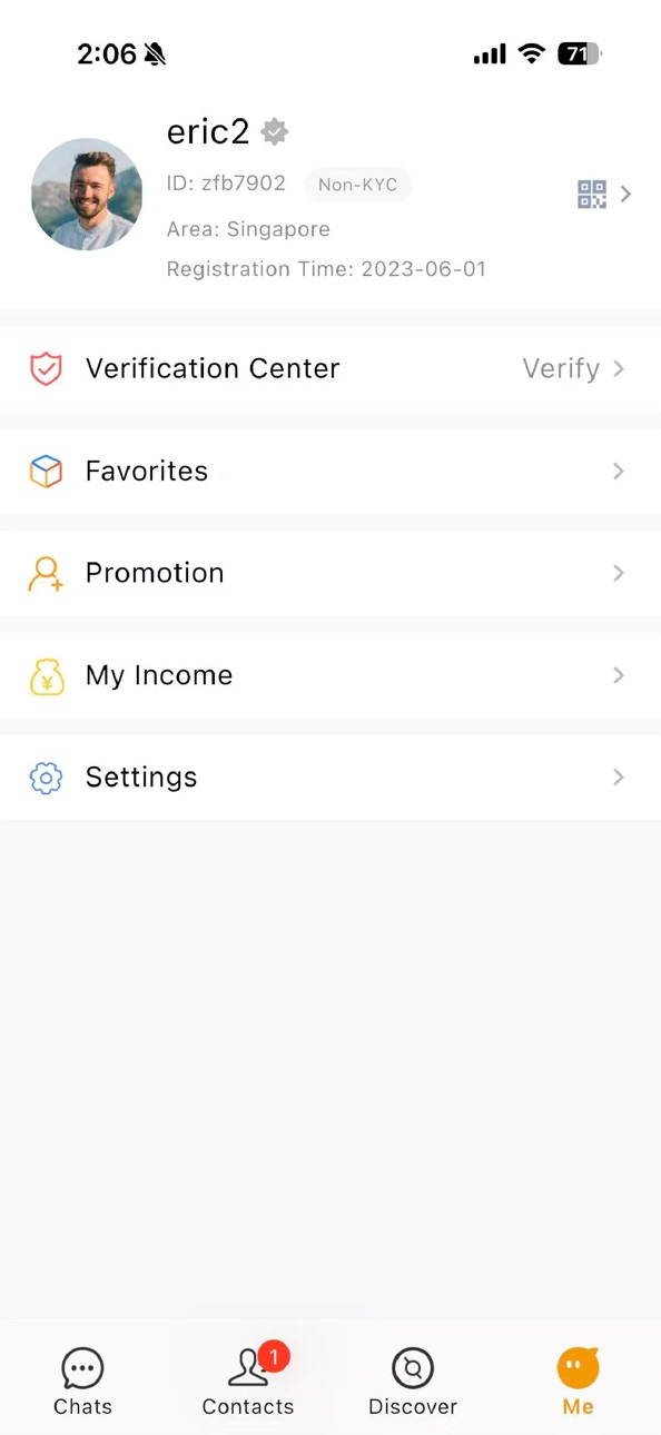 iPhone screenshot