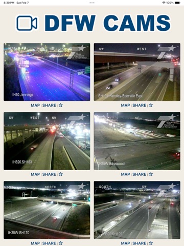 DFW Traffic Cams ipad screenshot 4