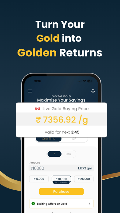 Fiydaa: Gold Savings For India Screenshot