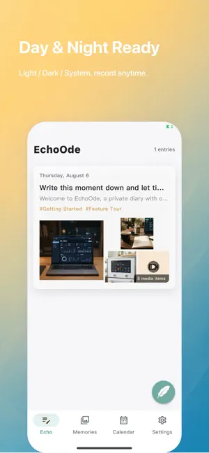EchoOde - Personal Journal screenshot 2