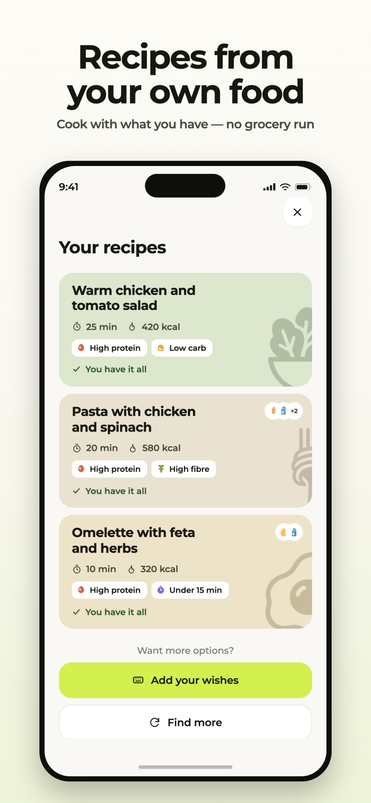 Screenshot 3 of Cook My Fridge: Snap Recipes