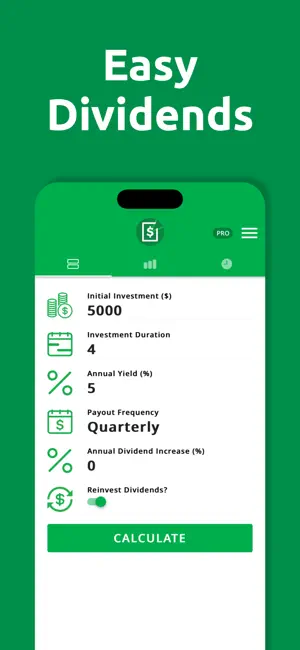 Dividend Calculator - DiviCalc screenshot 1