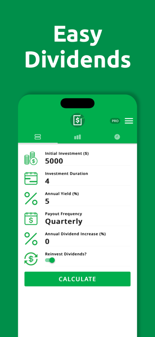 Dividend Calculator - DiviCalc Screenshot 1 of 4