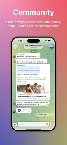VMP Messenger : Best Chat App iPhone screenshot
