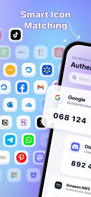 Authenticator Vault: 2FA OTP screenshot 2