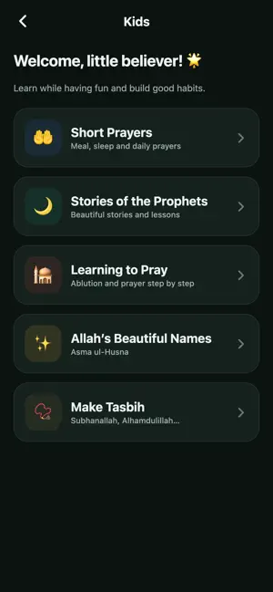 Elif: Prayer Times & Qur'an iPhone screenshot 3