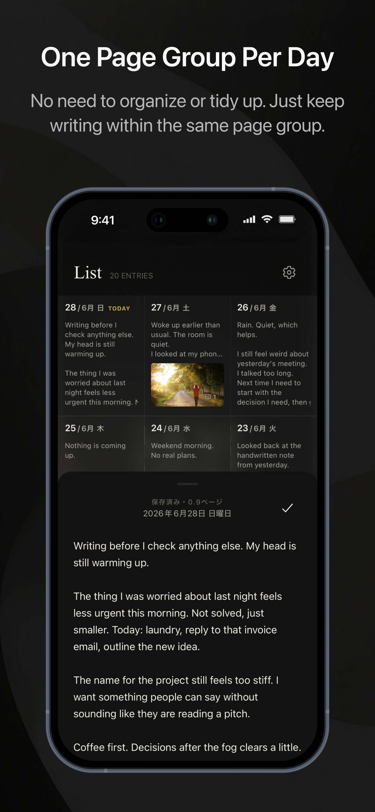 Morning Notes screenshot 2