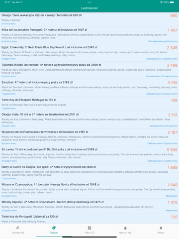 Lastminuter iPad screenshot 2