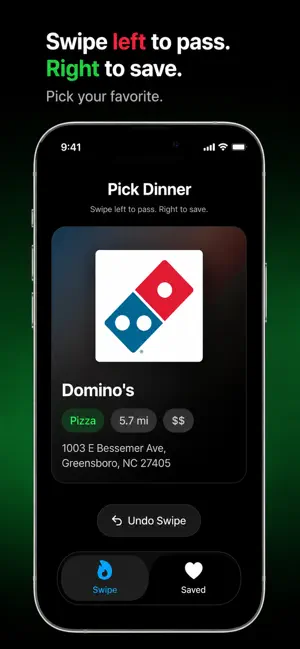 Dinner Swipe screenshot 3