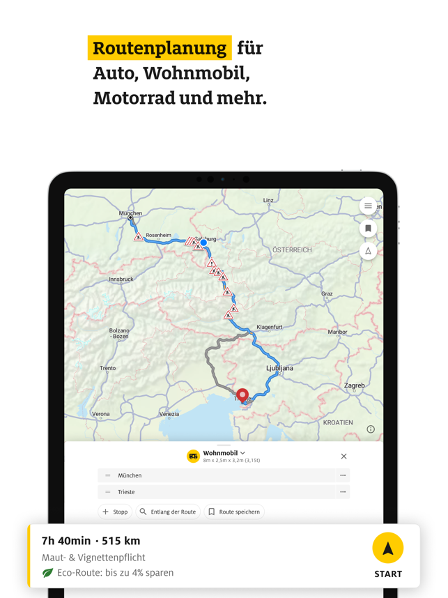 ‎ADAC Drive: Tanken Laden Route Screenshot