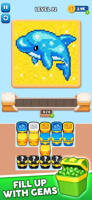 Sand Gems: Reveal Art Loop screenshot 1