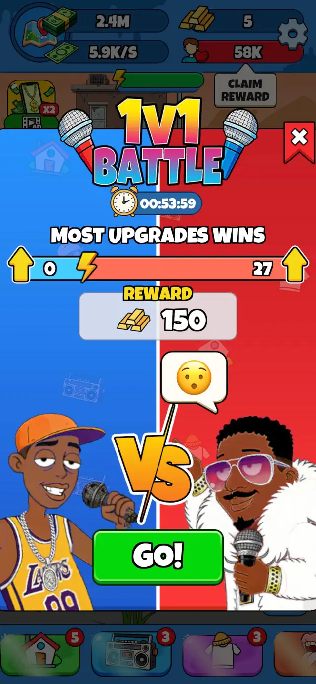Rap Star:Idle Clicker screenshot 3