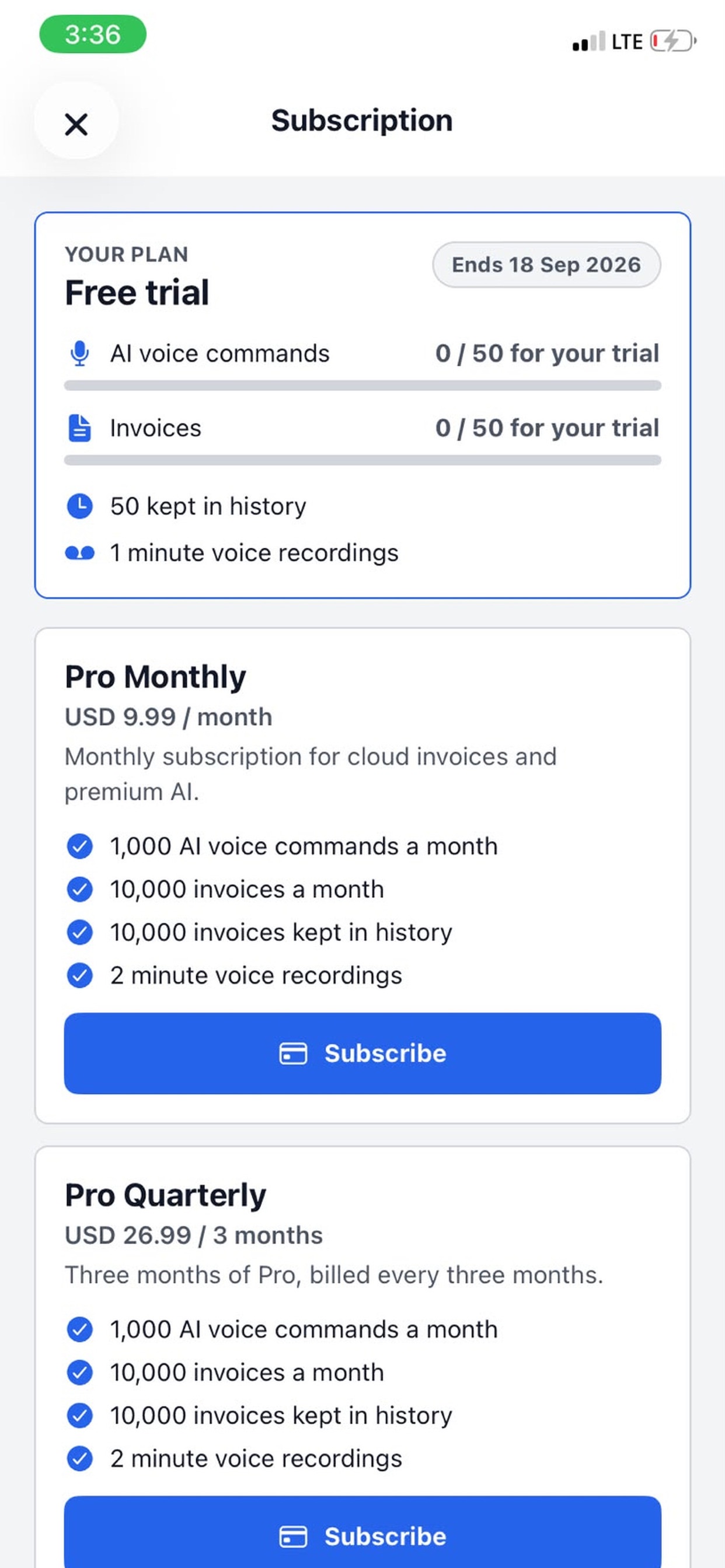 Screenshot 5 of VoiceBill: Invoice Maker