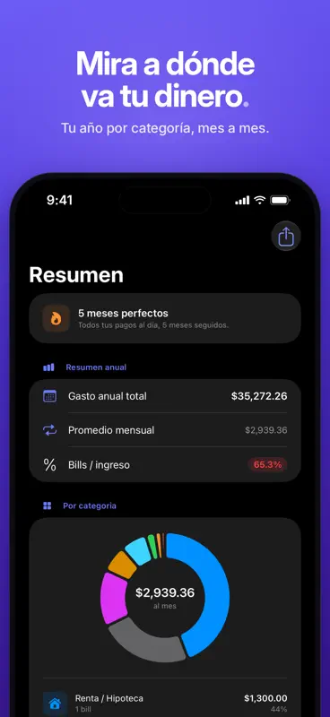myBills: Control de Pagos screenshot 5 of 7