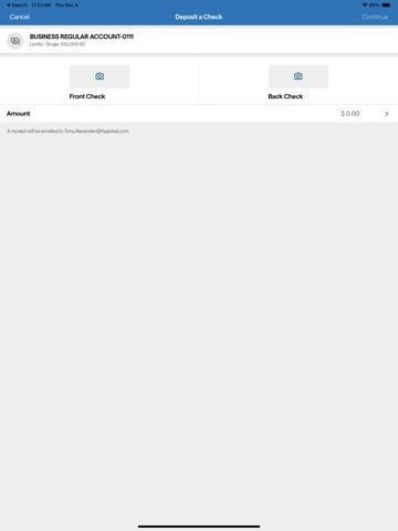 Commercial Capital Bank iPad screenshot