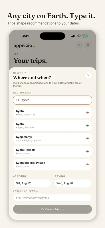 Appricio: Be a local, anywhere screenshot 5 of 8