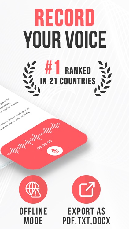 AI Note Taker Voice Memos App