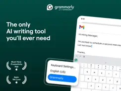 Grammarly: AI Keyboard & Notes iPad image 1