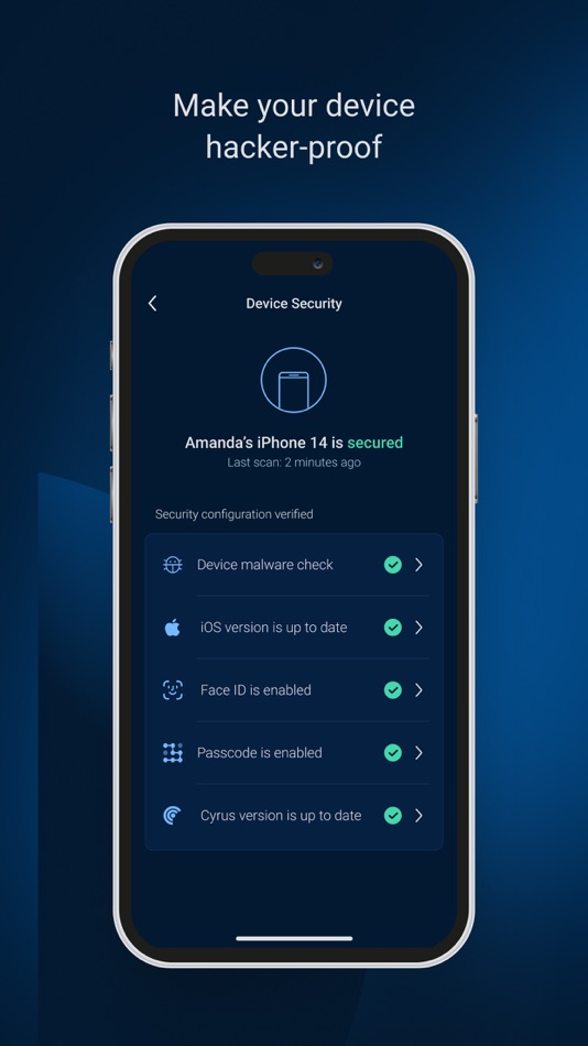 #6. Cyrus Identity by Malwarebytes (iOS) Ved: Malwarebytes