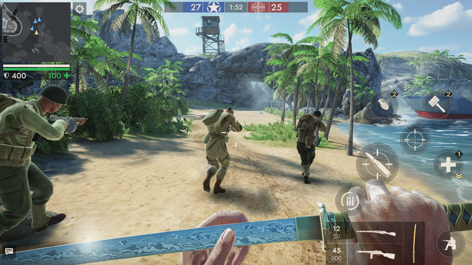 #3. World War Heroes: WW2 FPS PVP (iOS) โดย: Azur Interactive Games Limited