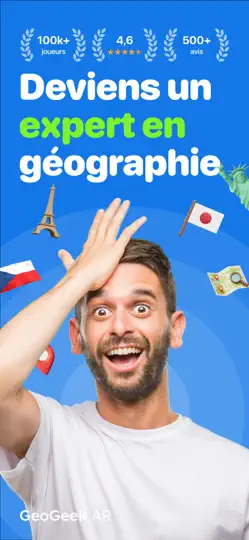 Capture d'écran de Quiz De Géographie: GeoGeek sur iPhone 1
