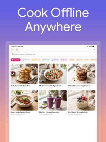 Makmak: Save Any Recipe iPad screenshot