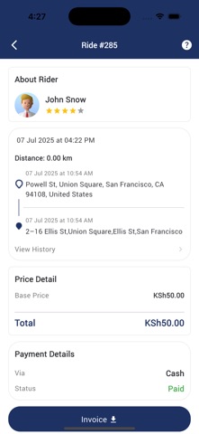 Safi Rides Driver screenshot